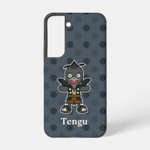 Schattige Yokai Karasu Tengu Japanse folklore Samsung Galaxy Hoesje