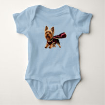 Schattige Yorkie Superheld 