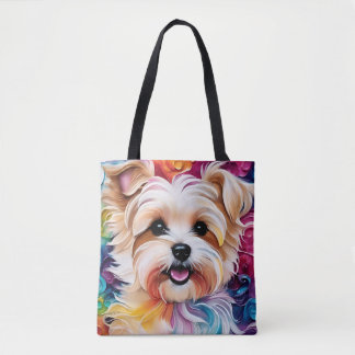 Schattige Yorkie-Tas Draagtas
