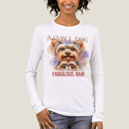 SCHATTIGE YORKSHIRE TERRIER DOG GEZEGDE Tri-Blend SHIRT