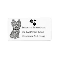 Schattige Yorkshire Terrier Puppy Hondenliefhebber
