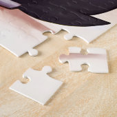 Schattige Zebra Angel Eating Ramen Legpuzzel (Zijkant)