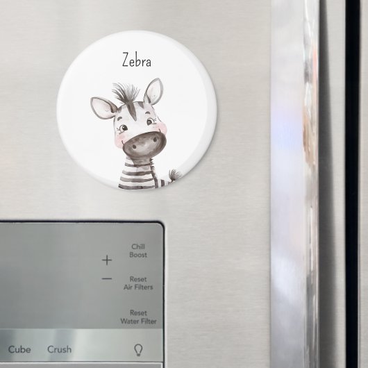 Schattige zebra dier magneet (Insitu (Koelkast))
