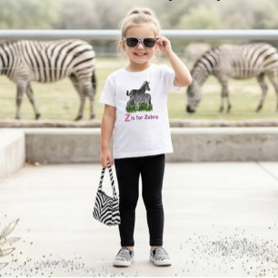  Schattige Zebra Trendy Dier in de Dierentuin  T-shirt
