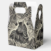 Schattige Zebrapatroon Bedankdoosjes (Geopend)
