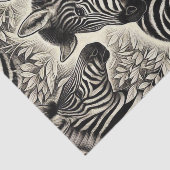 Schattige  Zebrapatroon Tissuepapier (Detail)