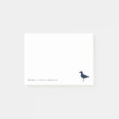 Schattige Zee meeuw vogel gepersonaliseerde Natuur Post-it® Notes (Voorkant)