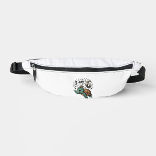 Schattige zeeschildpad 6e verjaardag vintage shirt heuptasje