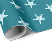 Schattige zeester Cadeaupapier (Rol Hoek)