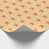Schattige zeester Cadeaupapier (Hoek)