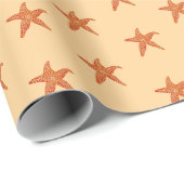 Schattige zeester Cadeaupapier (Rol Hoek)