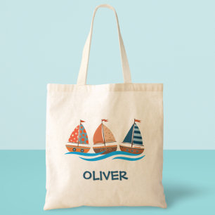 Schattige Zeilboten Tote Bag