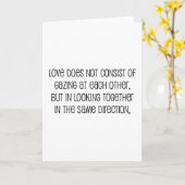 Schattige, "Zelfde richting" Huwelijk citaat Kaart (Gele Bloem)