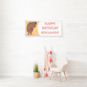Schattige zingen Capybara gepersonaliseerde verjaa Spandoek (Insitu)