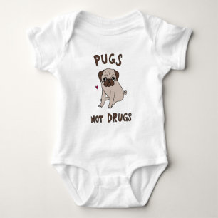 Schattige zoete puggen romper
