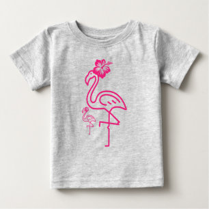 Schattige Zomer Meisjesachtige Flamingo