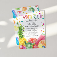 Schattige zomer TWO-tti Fruitti Fruit 2de verjaard