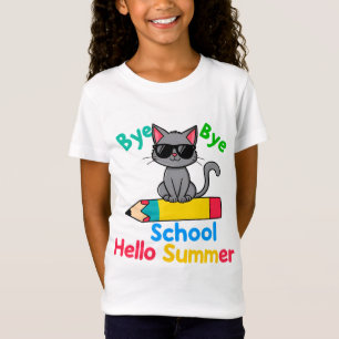 Schattige zomervakantie-illustratie t-shirt