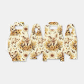 Schattige Zonnebloem Varkenspatroon Bedankdoosjes (Uitgevouwen)