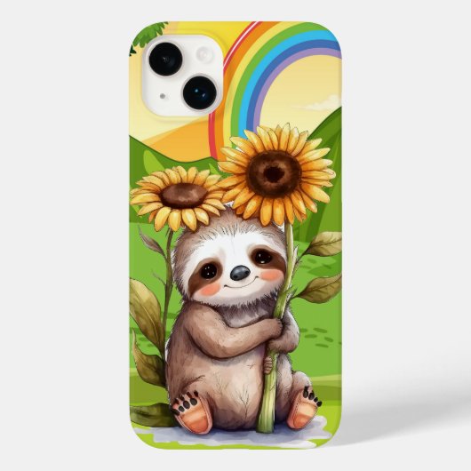 schattige zonnebloempjes Case-Mate iPhone case (Achterkant)