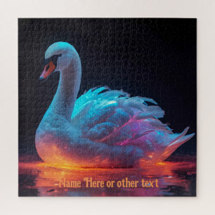 Schattige zwaan voor elke gelegenheid legpuzzel