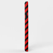 Schattige zwart en rood patroon Case-Mate iPhone case (Achterkant/rechts)