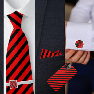 Schattige zwart en rood patroon iPhone 11 pro max hoesje