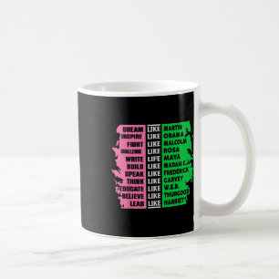 Schattige Zwart Geschiedenis Maand aka Fun T-shirt Koffiemok