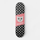 Schattige zwart skateboard. skateboard (Voorkant)