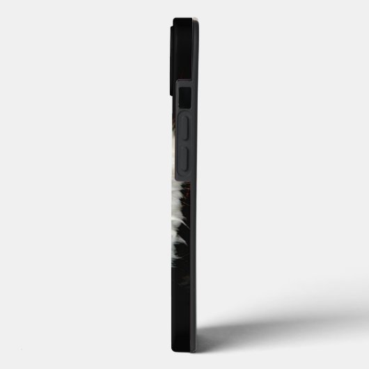 Schattige zwart wit kitten foto Case-Mate iPhone case (Achterkant / Links)