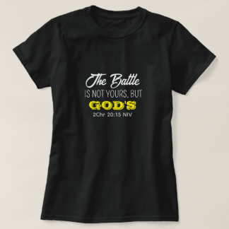 Schattige zwarte en gele Bijbeltekst christelijk g T-shirt