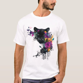 Schattige Zwarte Panter T-shirt