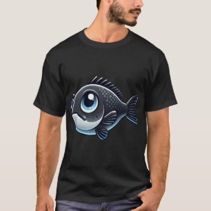 Schattige Zwarte Zeebaars T-shirt