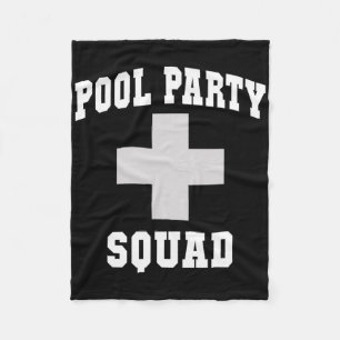 Schattige Zwembad Feest Team Papa Cruise Zwemmen S Fleece Deken