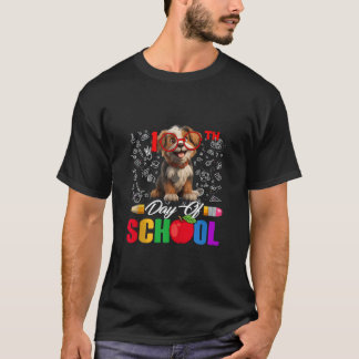 Schattigee 100e dag van de schoolhondenbril 100 da t-shirt