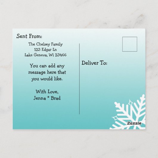 Schattigee 2020 grillige uilen minikalender briefkaart (Achterkant)