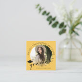 Schattigee 2025 Afstuderen Photo Party Mini Aankon Informatiekaartje (Staand voorkant)