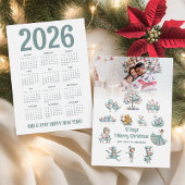 Schattigee 2026 Kalenderfoto 12 dagen van Kerstmis Feestdagenkaart