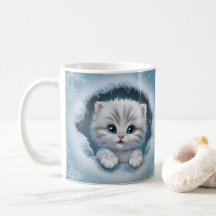 Schattigee 3D Kitten Mok Wrap - Ideaal cadeau voor