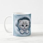 Schattigee 3D Kitten Mok Wrap - Ideaal cadeau voor (Links)