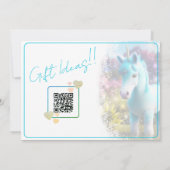 Schattigee 3D Spirit Eenhoorn Pony 23 Verjaardagsu Kaart (Achterkant)