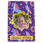 Schattigee aangepaste eenhoorns, donuts & ijs medium cadeauzakje (Voorkant)