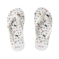 Schattigee aangepaste kat Teenslippers voor kinder