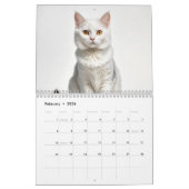Schattigee aangepaste kattenfotofamilie kalender (Feb 2026)