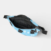 Schattigee Aangepaste Liefde Paw Print Hondenliefh Heuptasje (Open)