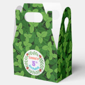 Schattigee aangepaste lieveheersbeestje & blad 5e bedankdoosjes (Geopend)