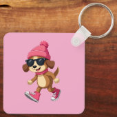 Schattigee aangepaste Sleutelhanger (Achterkant)