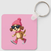 Schattigee aangepaste Sleutelhanger (Achterkant)