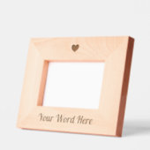 Schattigee aangepaste tekstnaam Script-typografie Gegraveerde Lijstjes (Links)