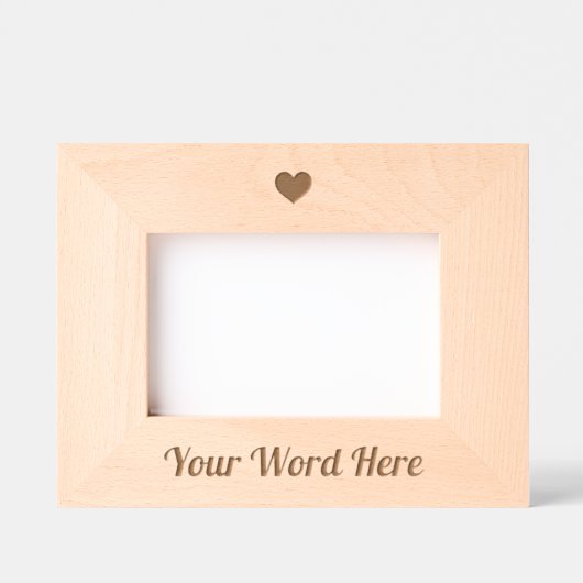 Schattigee aangepaste tekstnaam Script-typografie Gegraveerde Lijstjes (Voorkant)